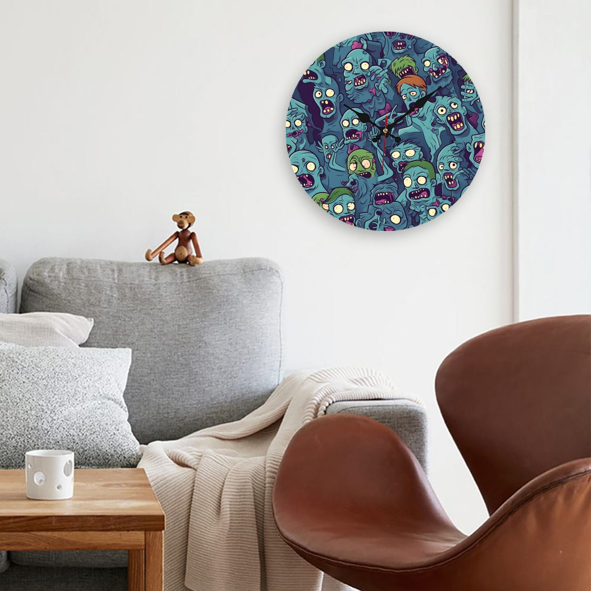 Wooden Wall Clock For the USA