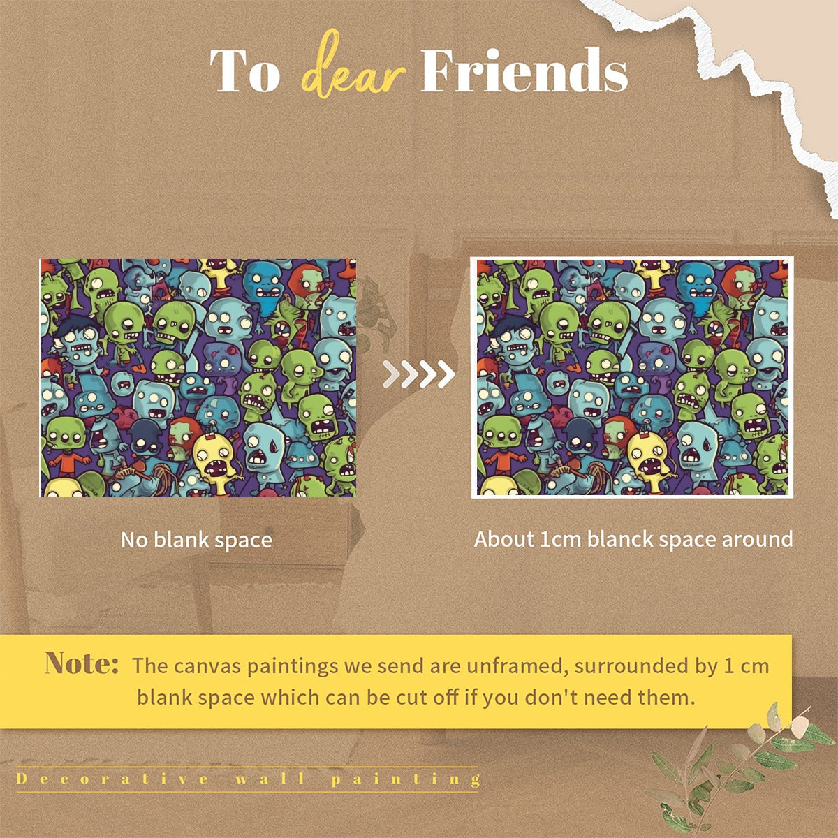 Decorative Canvas 3:4 (Horizontal version) For the USA