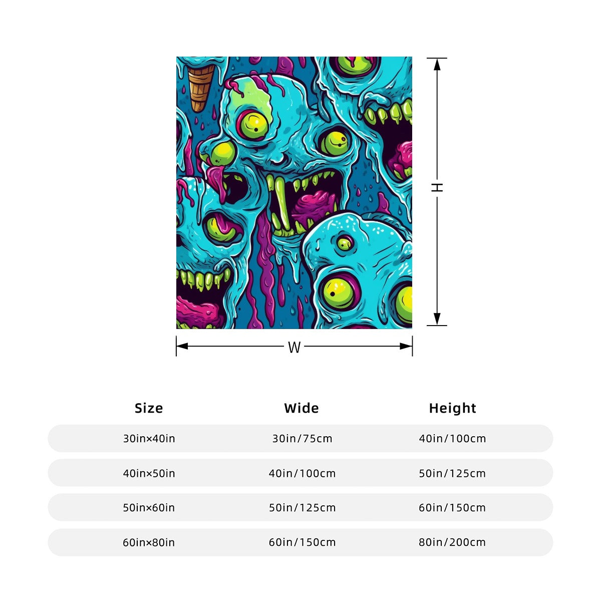 Gram Flannel Blanket - Vertical Style For the USA|220GSM
