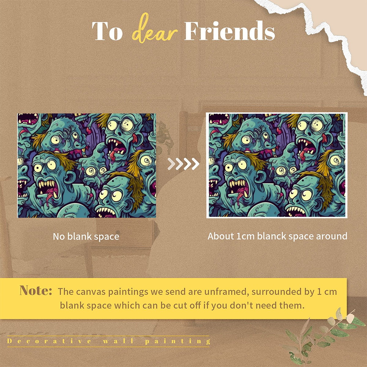 Decorative Canvas 3:4 (Horizontal version) For the USA