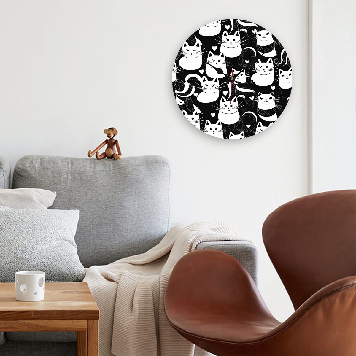 Wooden Wall Clock For the USA