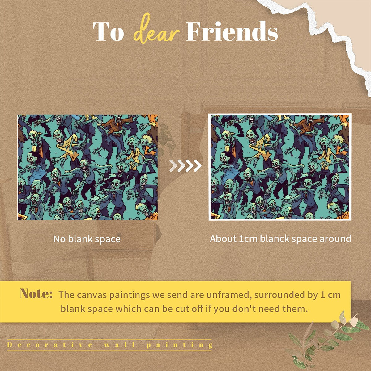 Decorative Canvas 3:4 (Horizontal version) For the USA