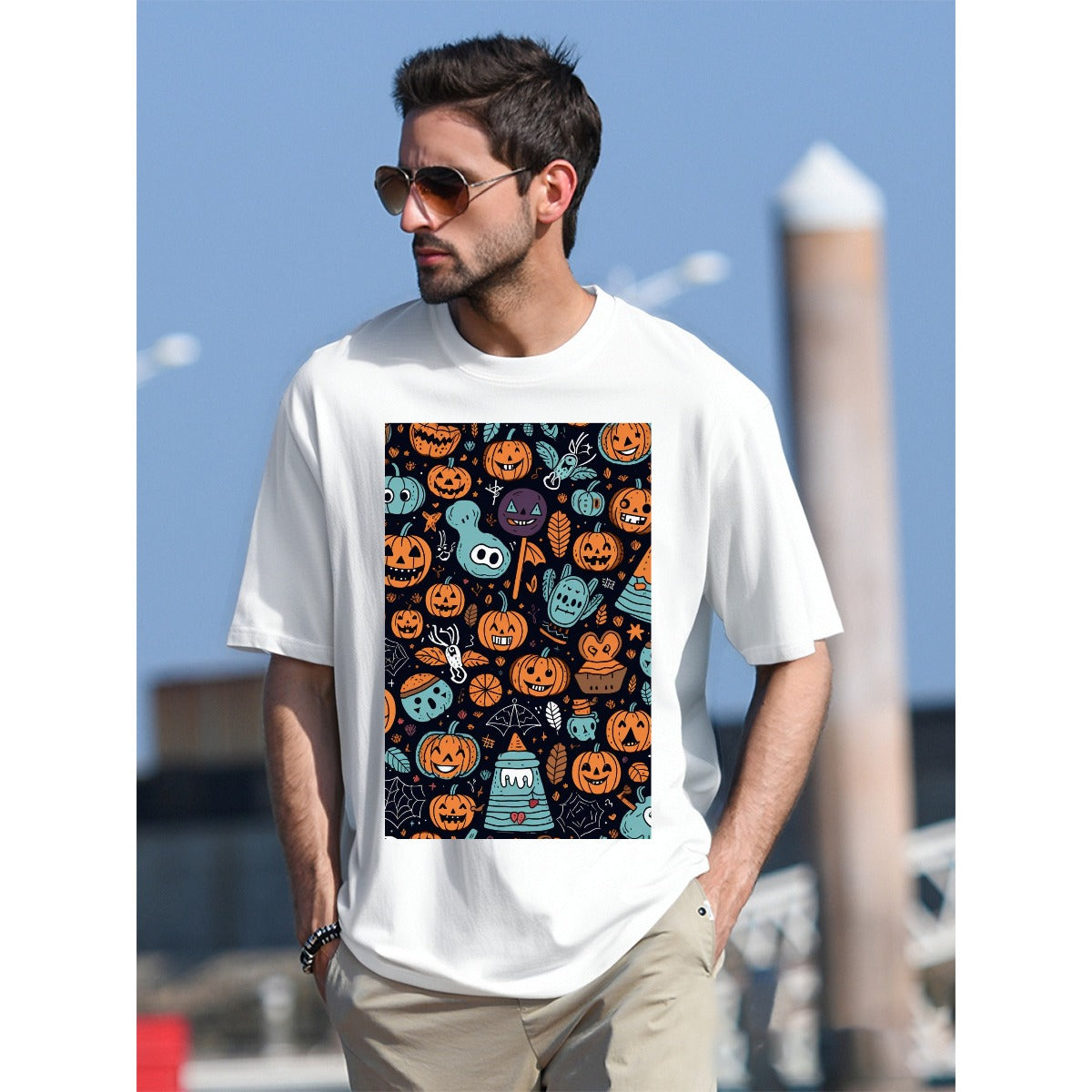 Men's T-Shirt  For The USA|180GSM Front DTF