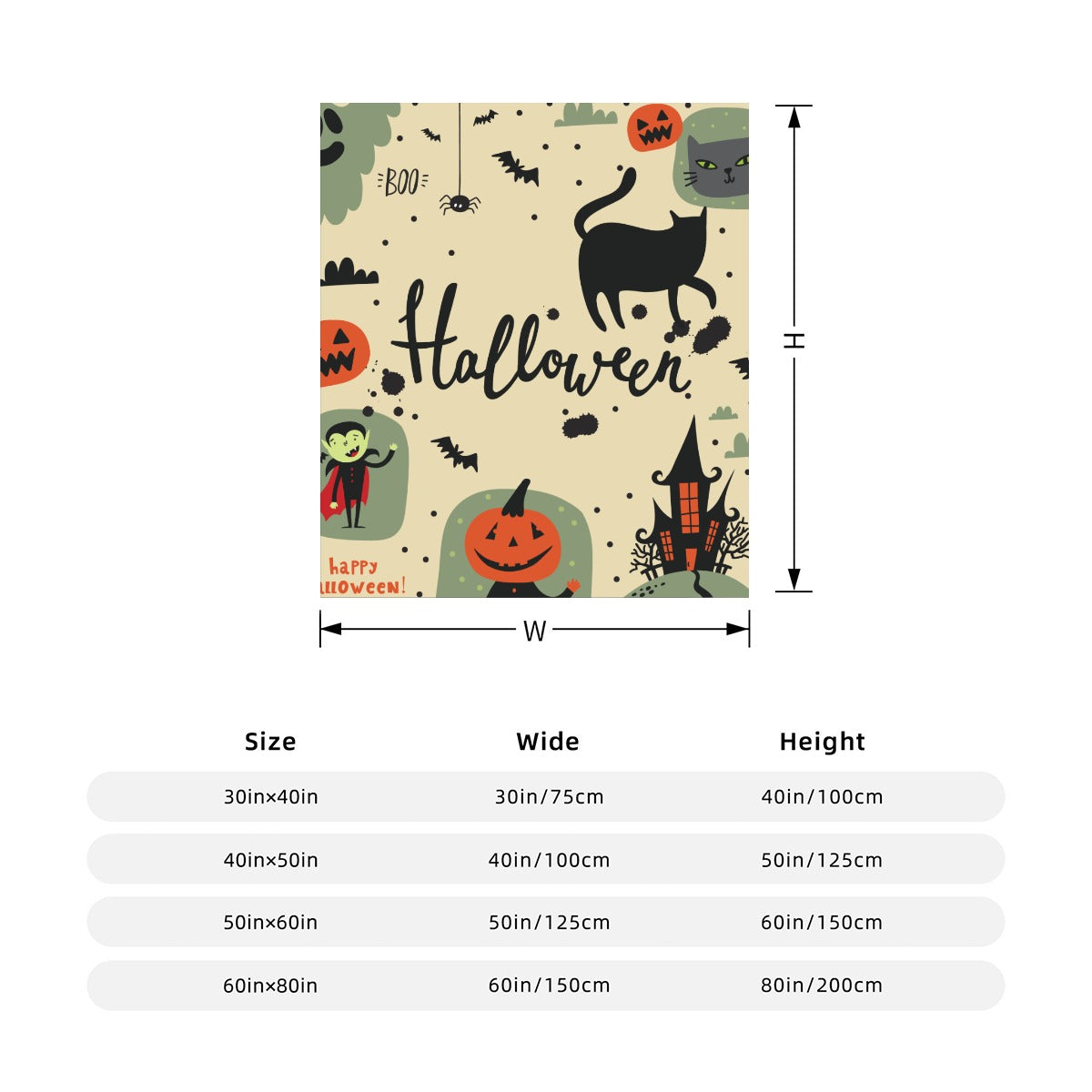 Gram Flannel Blanket - Vertical Style For the USA|220GSM
