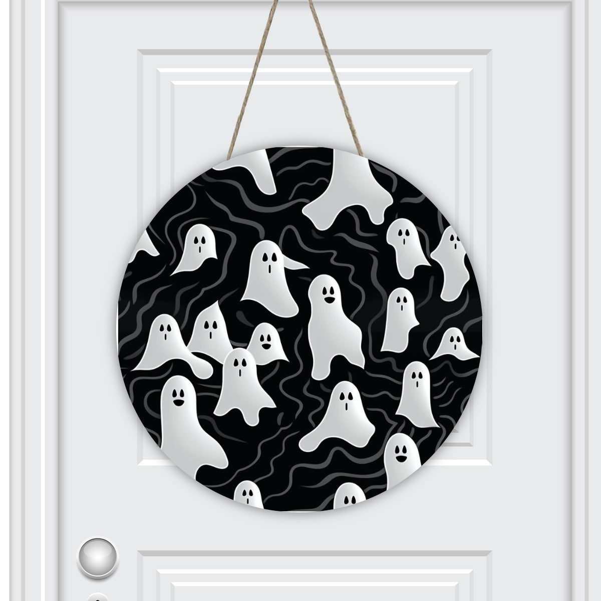 Round House Number Door Hanger