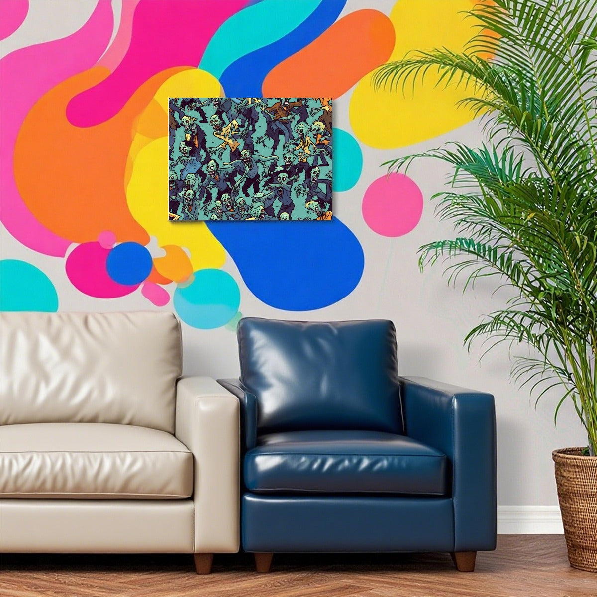 Decorative Canvas 3:4 (Horizontal version) For the USA