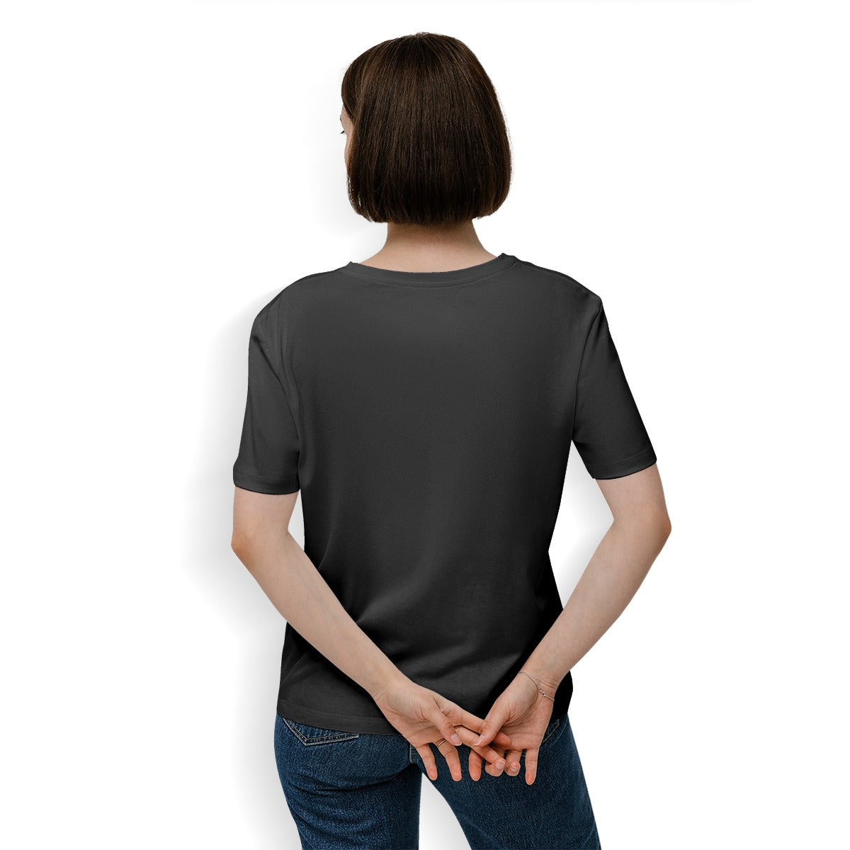 Women's Essential Crew Neck T-Shirt For The USA|180GSM Front DTF